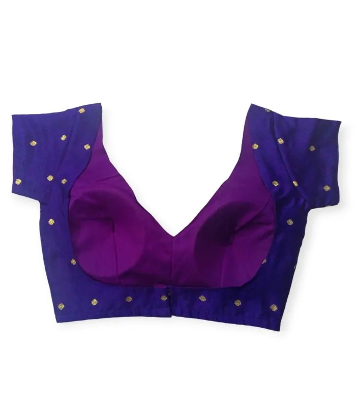 Picture of Purple Color Latest Blouse For Women