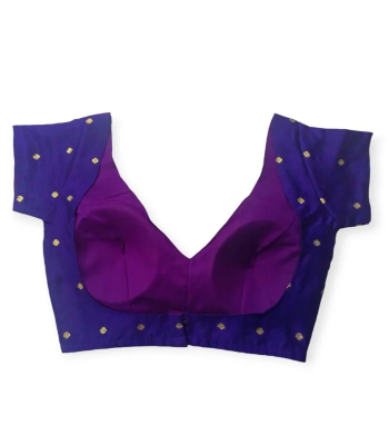 Picture of Purple Color Latest Blouse For Women