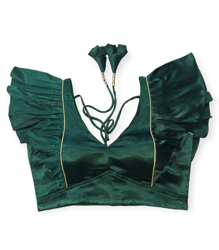 Picture of Latest Semi Backless Blouse For Women