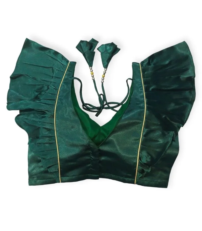 Picture of Latest Semi Backless Blouse For Women