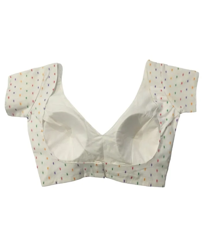 Picture of V Neck cotton blouse for women