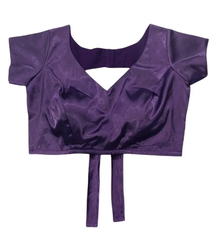 Picture of Purple Color Blouse design for women