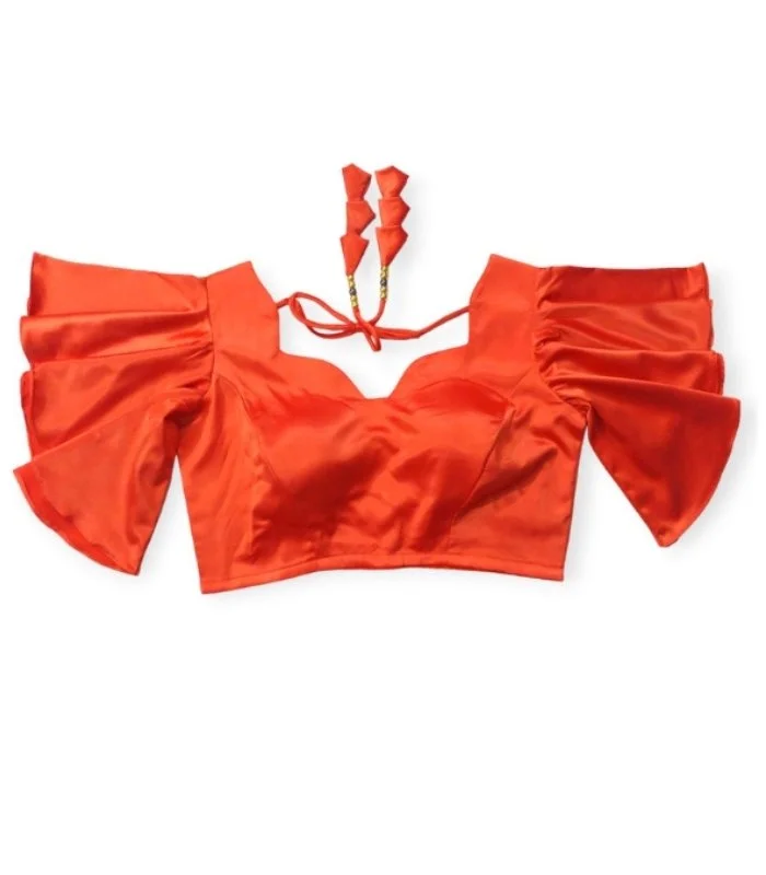 Picture of Princess Cut Backless Latest Blouse For Women