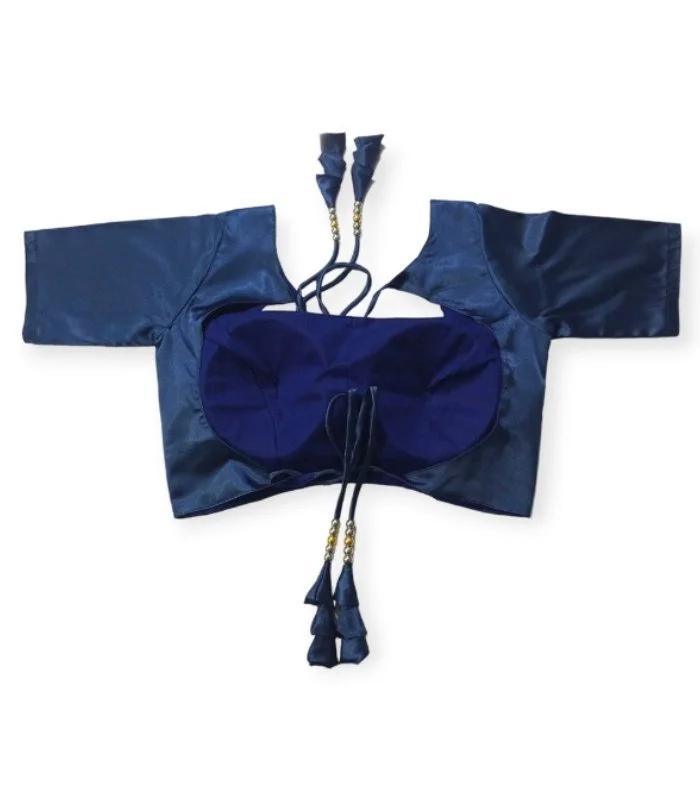 Picture of Latest Navy Blue Blouse For Women