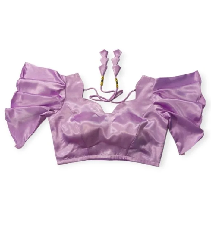 Picture of Princess Cut Semi Backless Blouse Design For Women