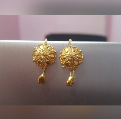Picture of Cute Earring, Fashionable Gold Polish Earring 1pairs