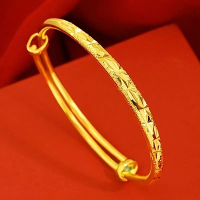 Picture of 1 Piece Classical Design Smooth  Finishing  Adjustable Bangles For Girls.