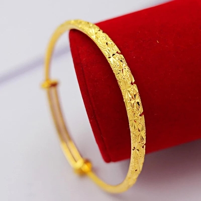 Picture of 1 Piece Classical Design Smooth  Finishing  Adjustable Bangles For Girls.