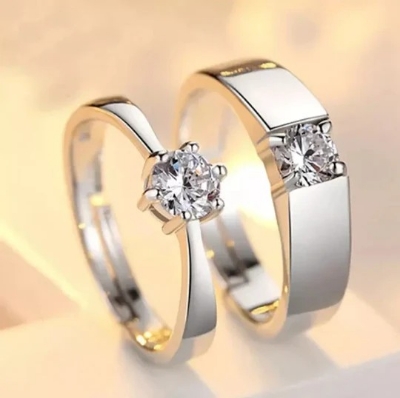Picture of Couple Lover Finger Rings Men and women Valentine gift