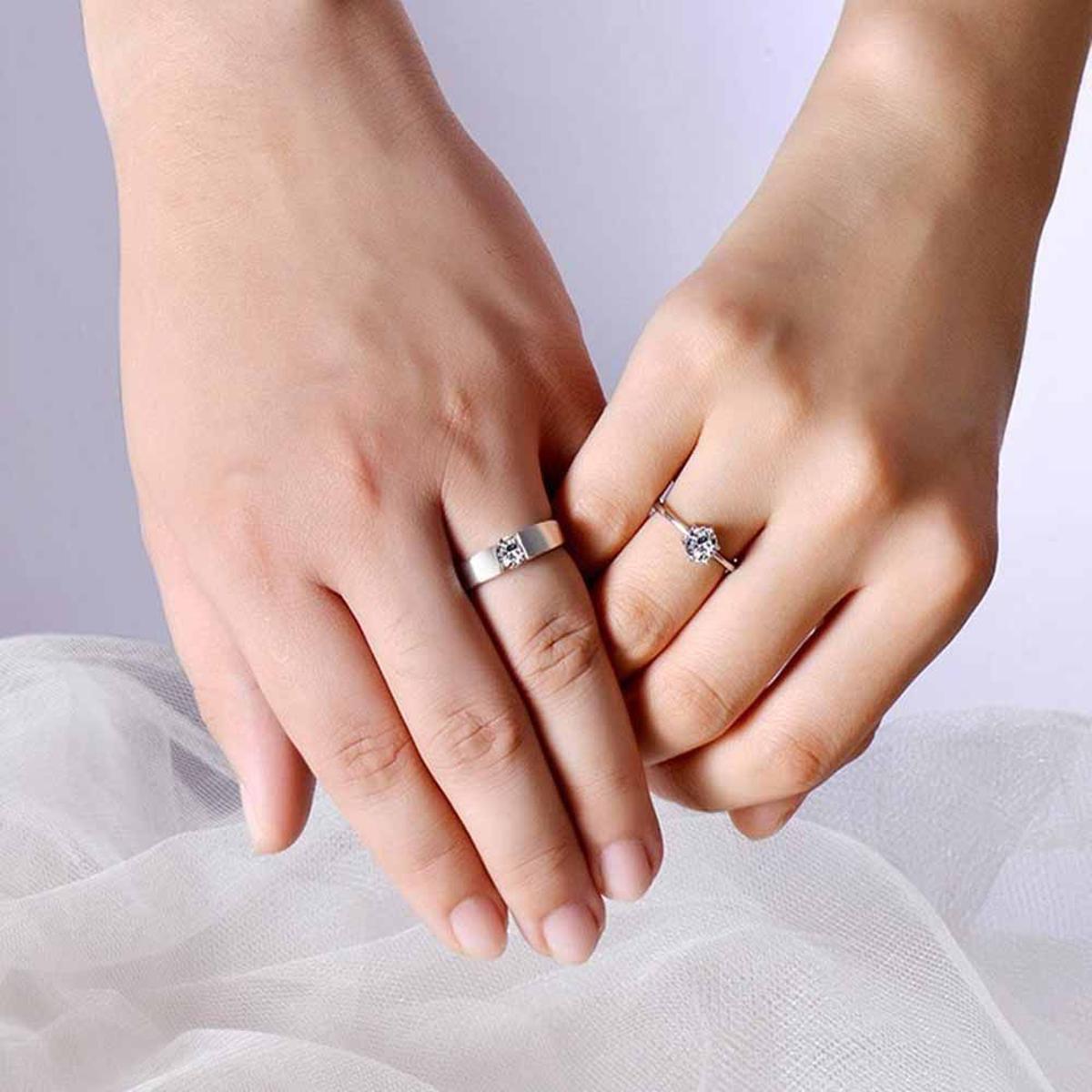 Picture of Couple Lover Finger Rings Men and women Valentine gift