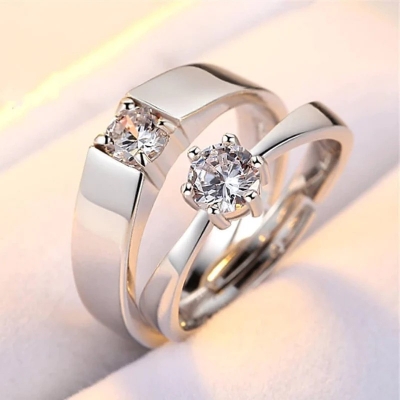 Picture of Couple Lover Finger Rings Men and women Valentine gift