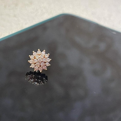 Picture of L Shape Nose Pins of golden color for women - Elegant and Refined - Modern Vibe - Style & Luxe