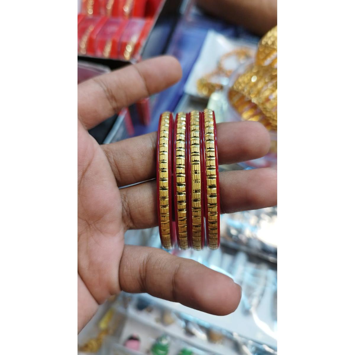 Picture of Fashionable Trendy Design, New Model 4 pieces pola Churi For Women