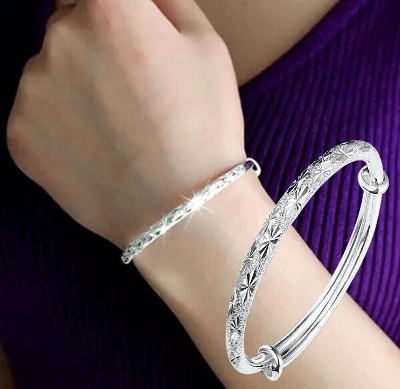 Picture of All Over The Sky Star Silver Bracelets For Women 1 pairs