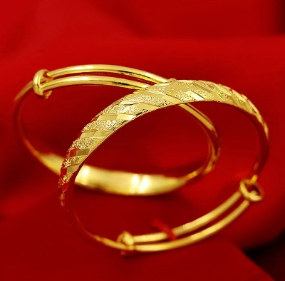 Picture of New Fashionable Trendy Design Adjustable Bangles For Women 2 pieces