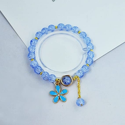 Picture of Trendy Simple Small Daisy Crystal Sun Flower Bracelet For Girls