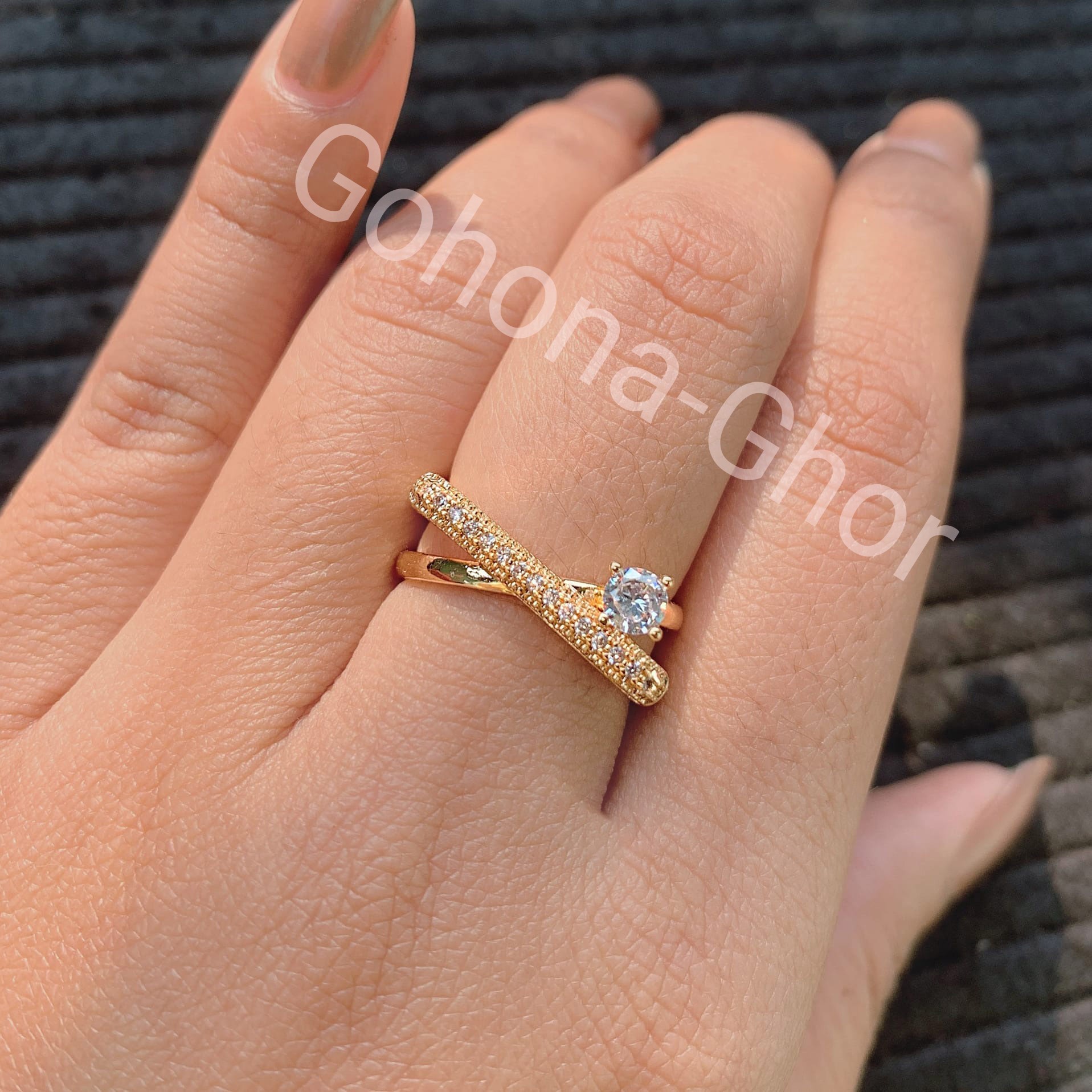 Picture of Cremation Ashes into Diamond Cut Ring – Wedding Engagement Gift For Women Her