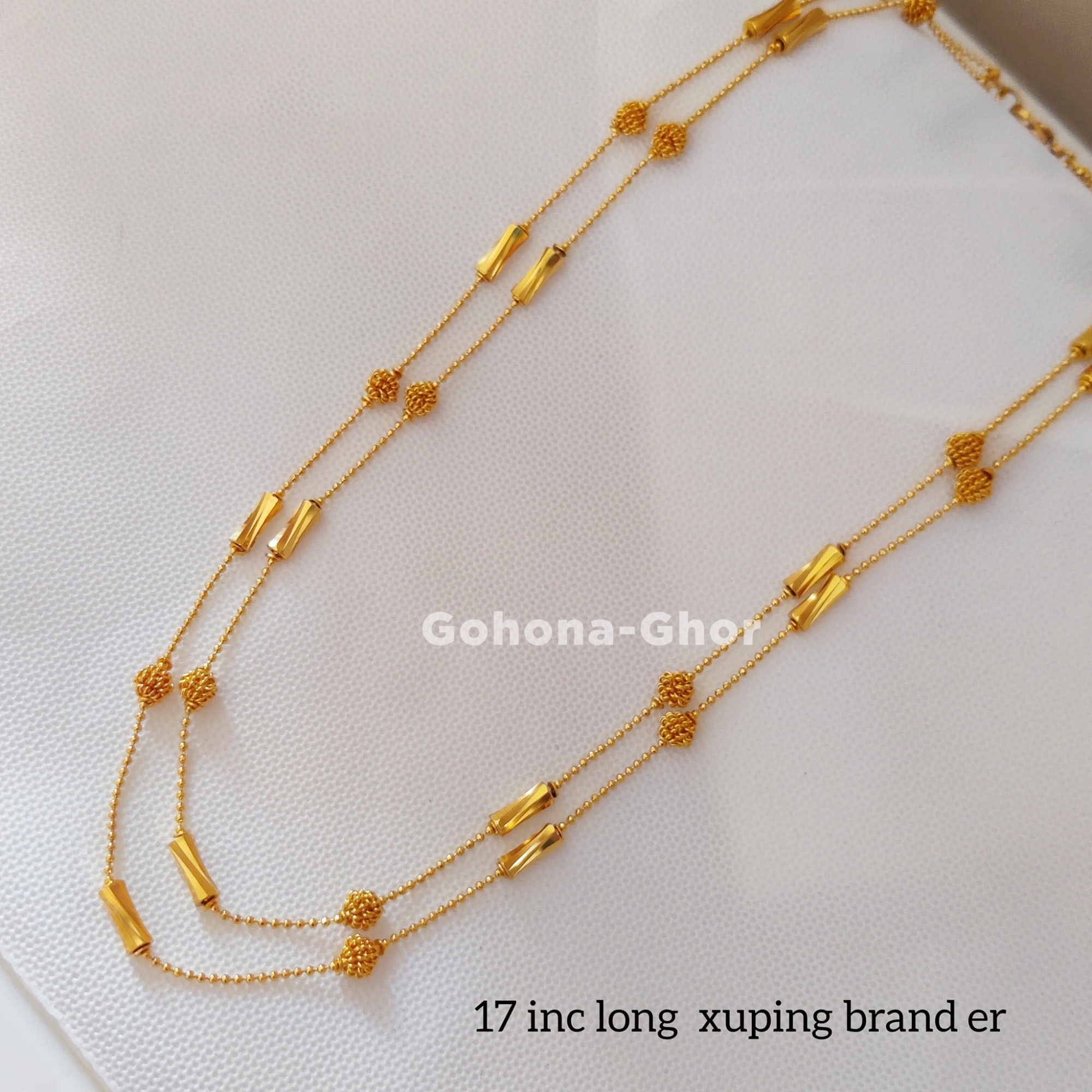 Picture of 17 Inches Long Fashionable New Model Flexible Long Lasting Xuping Brander Necklace Chain For Girls