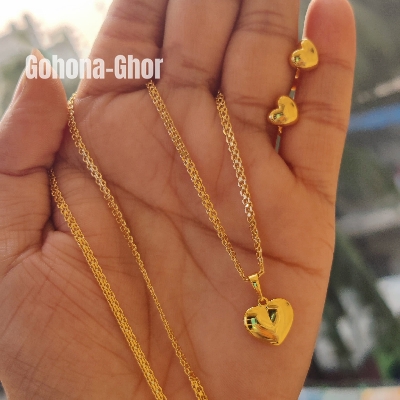 Picture of Lovely Classic Xuping Brander Love Shape Pendant Necklace Earring Jewelry Gifts For Her