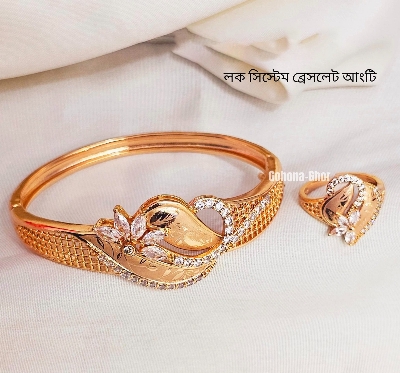 Picture of Exclusive Design Premium Quality Taiba Bracelet & Ring Combo Set For Women Extraordinary Gift