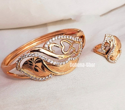 Picture of Exclusive Design Premium Quality Taiba Bracelet & Ring Combo Set For Women Extraordinary Gift