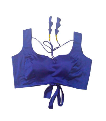 Picture of Blue Color Sleeveless Blouse For Women