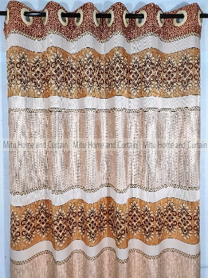 Buy curtain-porda-synthetic-curtains-thick-indian-porda-window-protector-6084-inch-classical-big-size-6-kuchi-curtain-golden-art at Best Price In Bangladesh