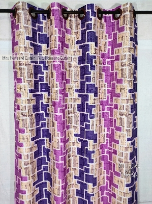 Buy curtain-porda-synthetic-curtains-indian-porda-window-protector-4580-inch-standard-size-blue-and-golden-art-4-kuchi-curtain-porda at Best Price In Bangladesh