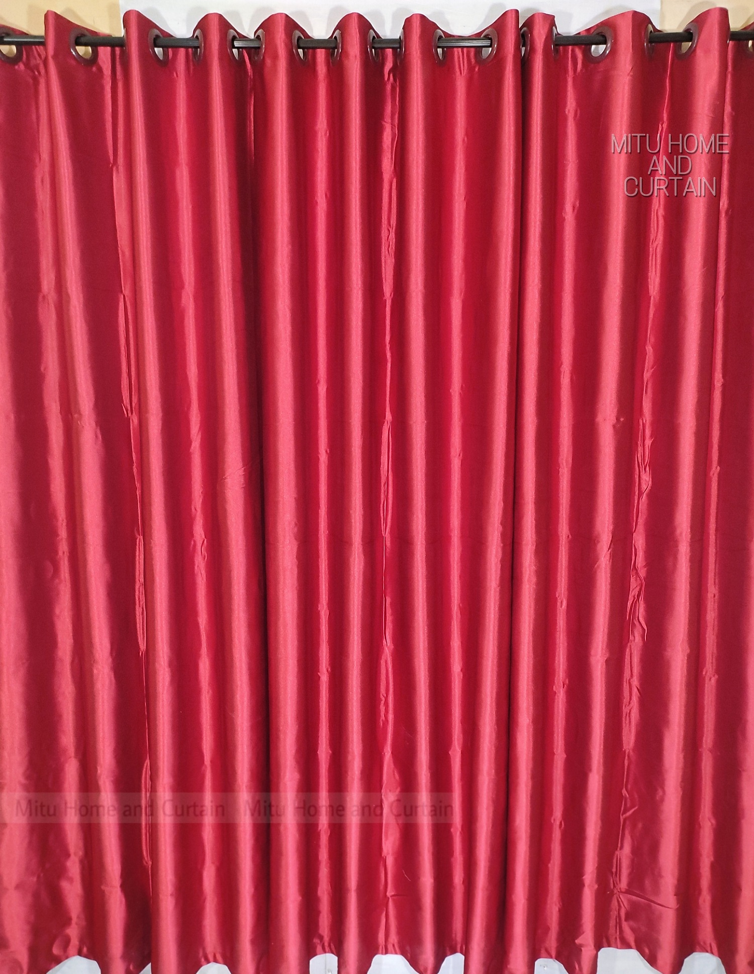 Buy curtain-porda-synthetic-curtains-indian-porda-window-protector-4580-inch-standard-size-marron-art-4-kuchi-curtain-porda at Best Price In Bangladesh