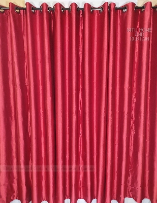 Buy curtain-porda-synthetic-curtains-indian-porda-window-protector-4580-inch-standard-size-marron-art-4-kuchi-curtain-porda at Best Price In Bangladesh