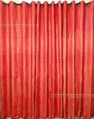 Buy curtain-porda-synthetic-curtains-net-denim-synthetic-curtain-window-protector-4580-inch-standard-size-solid-orange-blue-ash-4-kuchi-curtain at Best Price In Bangladesh