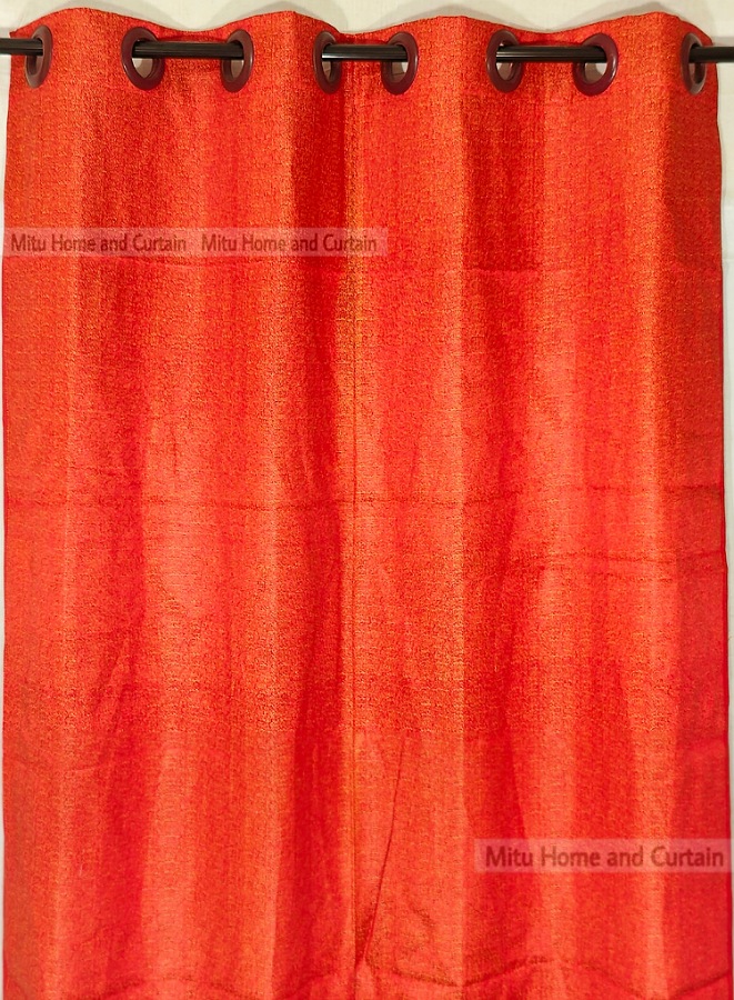Buy curtain-porda-synthetic-curtains-net-denim-synthetic-curtain-window-protector-4580-inch-standard-size-solid-orange-blue-ash-4-kuchi-curtain at Best Price In Bangladesh
