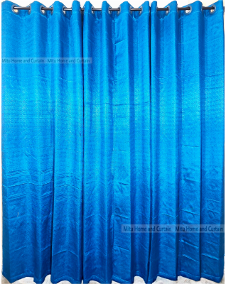 Buy curtain-porda-synthetic-curtains-net-denim-synthetic-curtain-window-protector-4580-inch-standard-size-solid-blue-4-kuchi-curtain at Best Price In Bangladesh