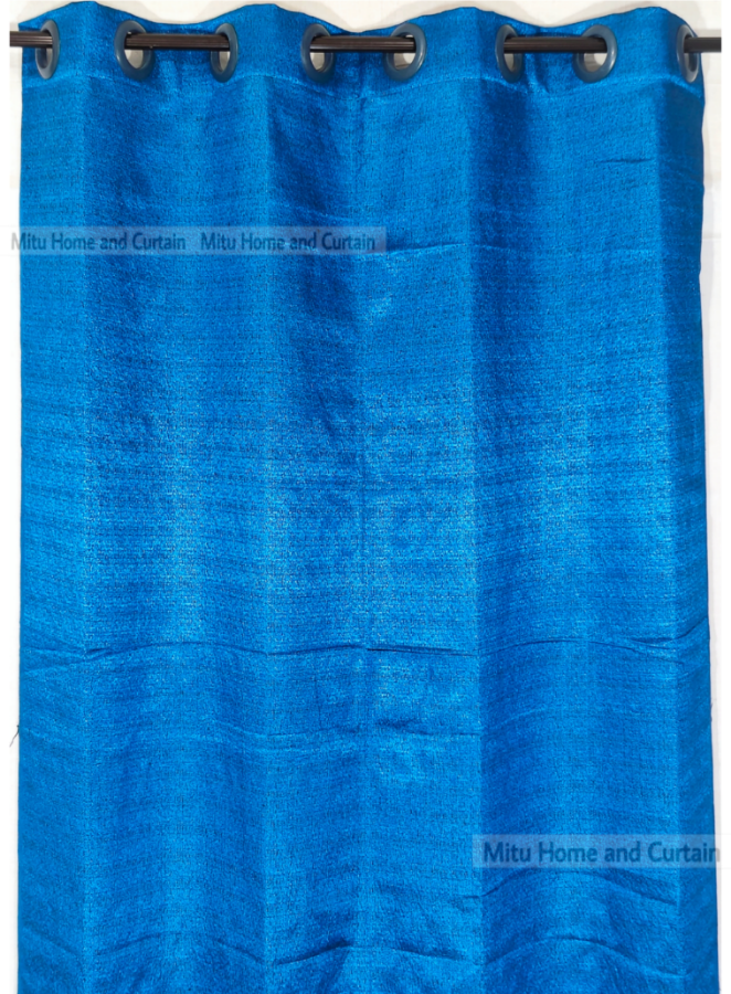 Buy curtain-porda-synthetic-curtains-net-denim-synthetic-curtain-window-protector-4580-inch-standard-size-solid-blue-4-kuchi-curtain at Best Price In Bangladesh