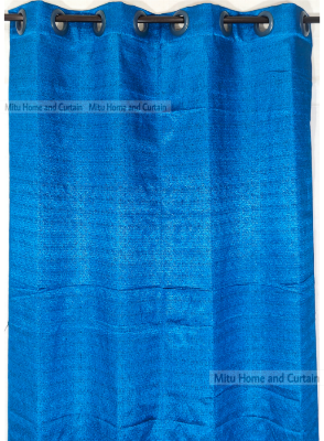 Buy curtain-porda-synthetic-curtains-net-denim-synthetic-curtain-window-protector-4580-inch-standard-size-solid-blue-4-kuchi-curtain at Best Price In Bangladesh