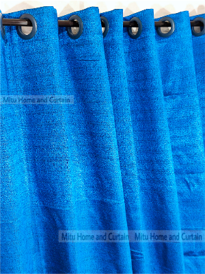 Buy curtain-porda-synthetic-curtains-net-denim-synthetic-curtain-window-protector-4580-inch-standard-size-solid-blue-4-kuchi-curtain at Best Price In Bangladesh