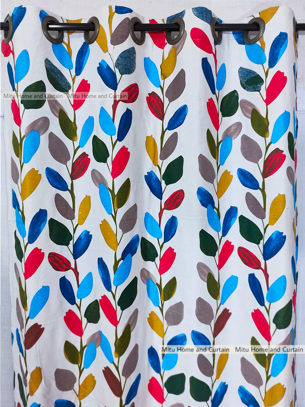 Buy curtain-porda-thick-denim-cotton-curtains-export-quality-window-protector-4382-inch-standard-size-4-kuchi-curtain-white-canvas-art at Best Price In Bangladesh