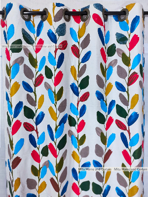 Buy curtain-porda-thick-denim-cotton-curtains-export-quality-window-protector-4382-inch-standard-size-4-kuchi-curtain-white-canvas-art at Best Price In Bangladesh