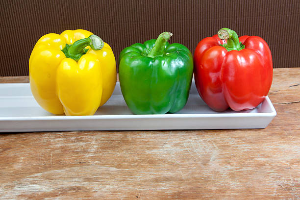 Picture of Capsicum / Capcicum Hybrid Green / Red Mix Seed (25 Seeds)