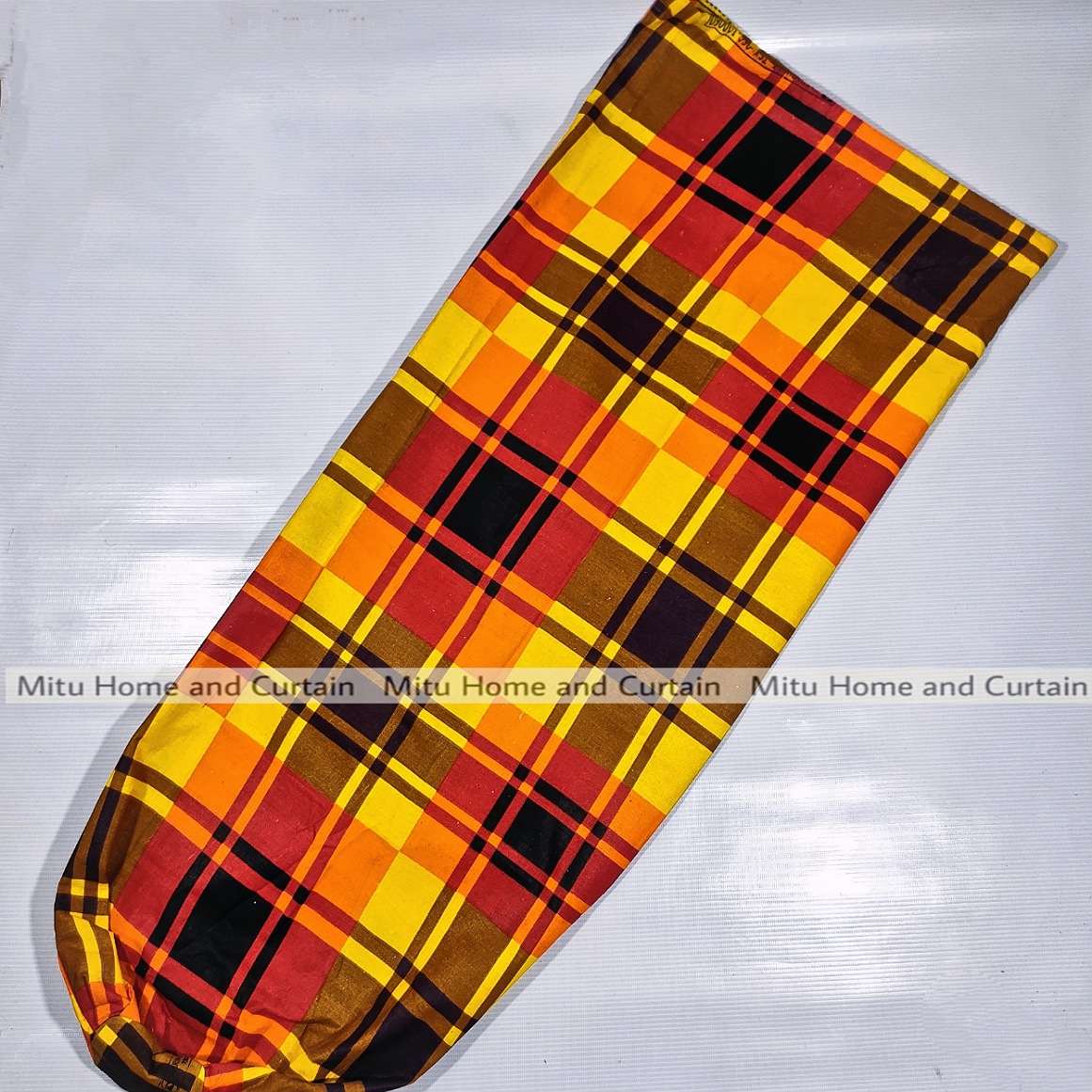 Picture of Side Pillow Cover Kol Balish Cover 1 Pcs | Standard 38 * 32 Inch Pillow Protector - Available in Green, Pink, Red, Brown, Ash, Purple, Blue