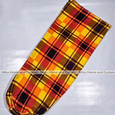 Picture of Side Pillow Cover Kol Balish Cover 1 Pcs | Standard 38 * 32 Inch Pillow Protector - Available in Green, Pink, Red, Brown, Ash, Purple, Blue