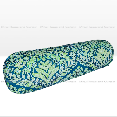 Picture of Side Pillow Cover Kol Balish Cover 1 Pcs | Standard 38 * 32 Inch Pillow Protector - Available in Green, Pink, Red, Brown, Ash, Purple, Blue