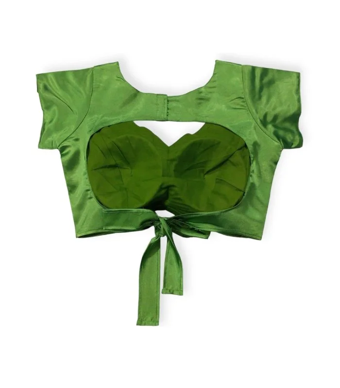 Picture of Parrot Color Latest Design Blouse For Women