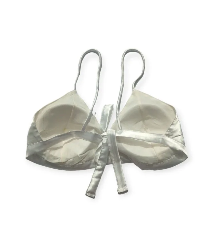 Picture of White Color Bra Style Blouse For Women