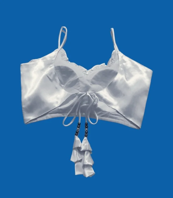 Picture of White Color Sleeveless Blouse For Women