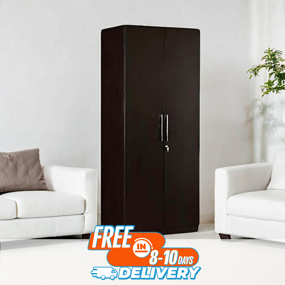 Picture of Andormahal Stylish (Melamine Laminated Board) Small 2 part Almirah