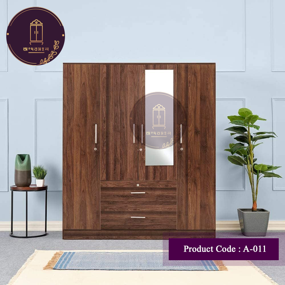 Picture of Andormahal Classic (MDF) 4 part Large Almirah