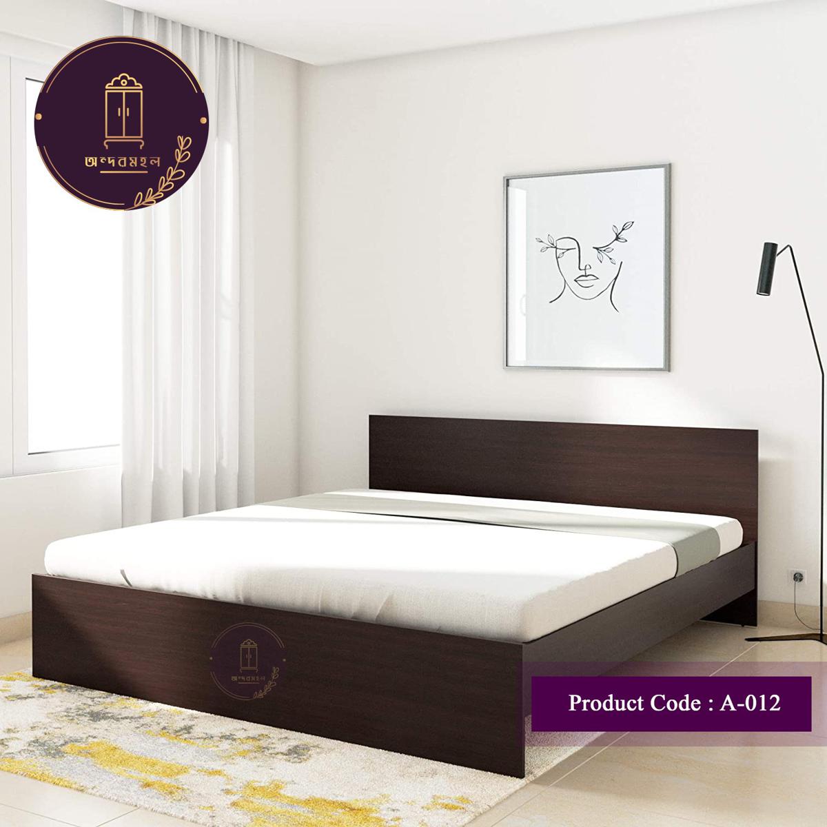 Picture of Indulge Durablity - Upscaled Quality - Andormahal Classic MDF King Size Bed -6 feet by 7 feet Innovative Design - To Exprerience Greatness