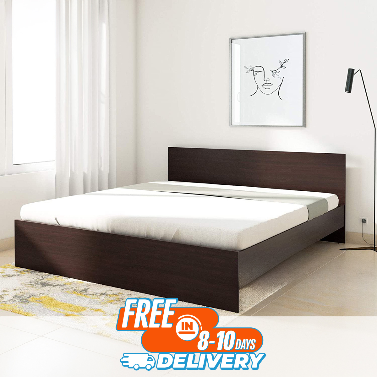 Picture of Andormahal Classic (MDF) khat/bed Double Size 5 feet by 7 feet