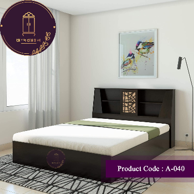 Picture of Andormahal (MDF) Aesthetic Headstand khat/bed Single(4 feet by 7 feet)